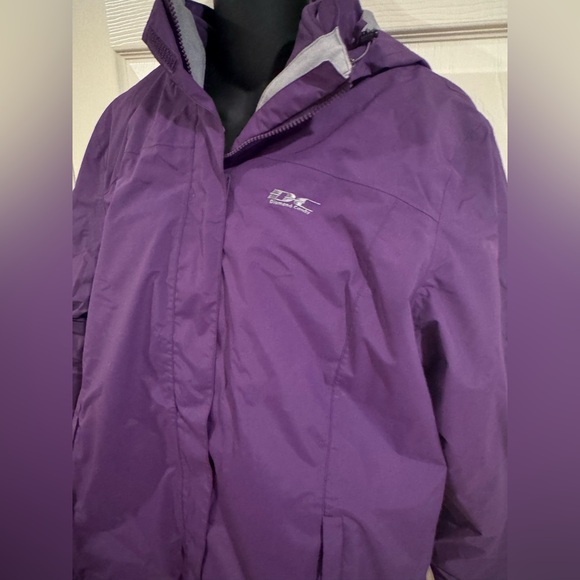 Diamond Candy Womens 3-in-1 Winter Jacket Waterproof Rain Coat with Hood Warm - Picture 6 of 12